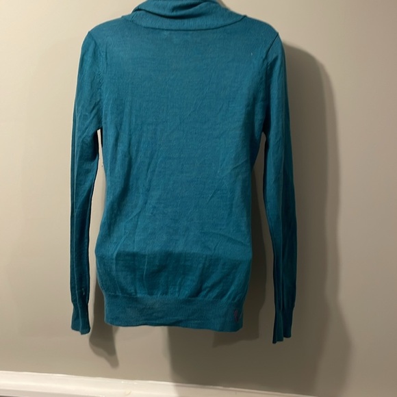 Calvin Klein long sleeve sweater teal wool blend for women size small - Picture 3 of 6